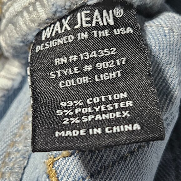 Wax Butt I Love You Jeans Womens Size 3 Skinny Low Rise Light Wash Denim Pants - Picture 7 of 7